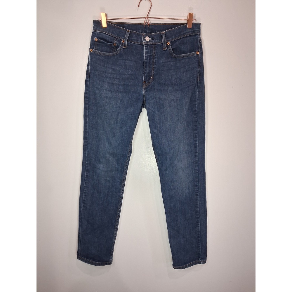 Levis 511 Slim Fit Jeans Mens 33x32 Blue Medium Wash Denim Pants 04511-4655